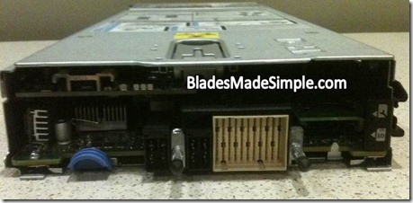 Dell PowerEdge 11G M610 - rear view