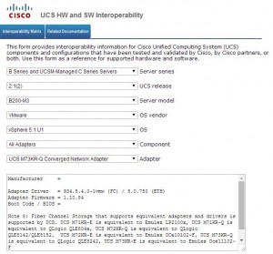 UCS_Interoperability_Matrix